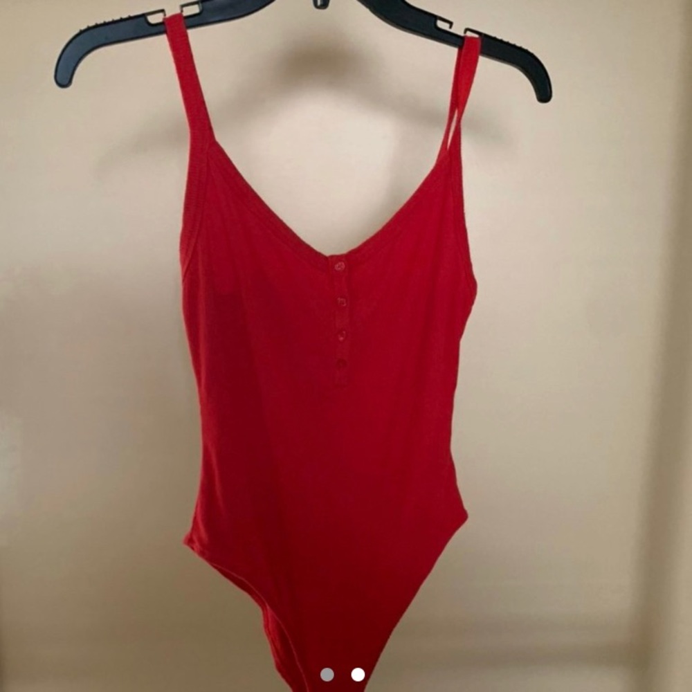Forever 21 red bodysuit